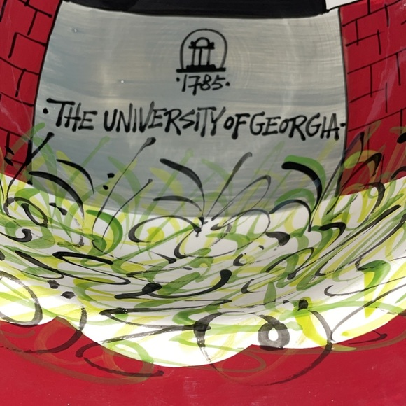 Magnolia Lane University Of Georgia college football Serving Bowl - Picture 2 of 6